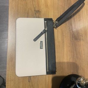 Kate Spade black and white wallet